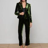 L'AGENCE - Brooke Velvet Blazer