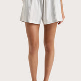 Faithfull - En Vau Short Striped Soft Blue - Final Sale