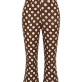 Faithfull - Valeria Capri Pant Cioccolato Dot