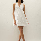 Faithfull - Dion Mini Dress Fiore Lace White