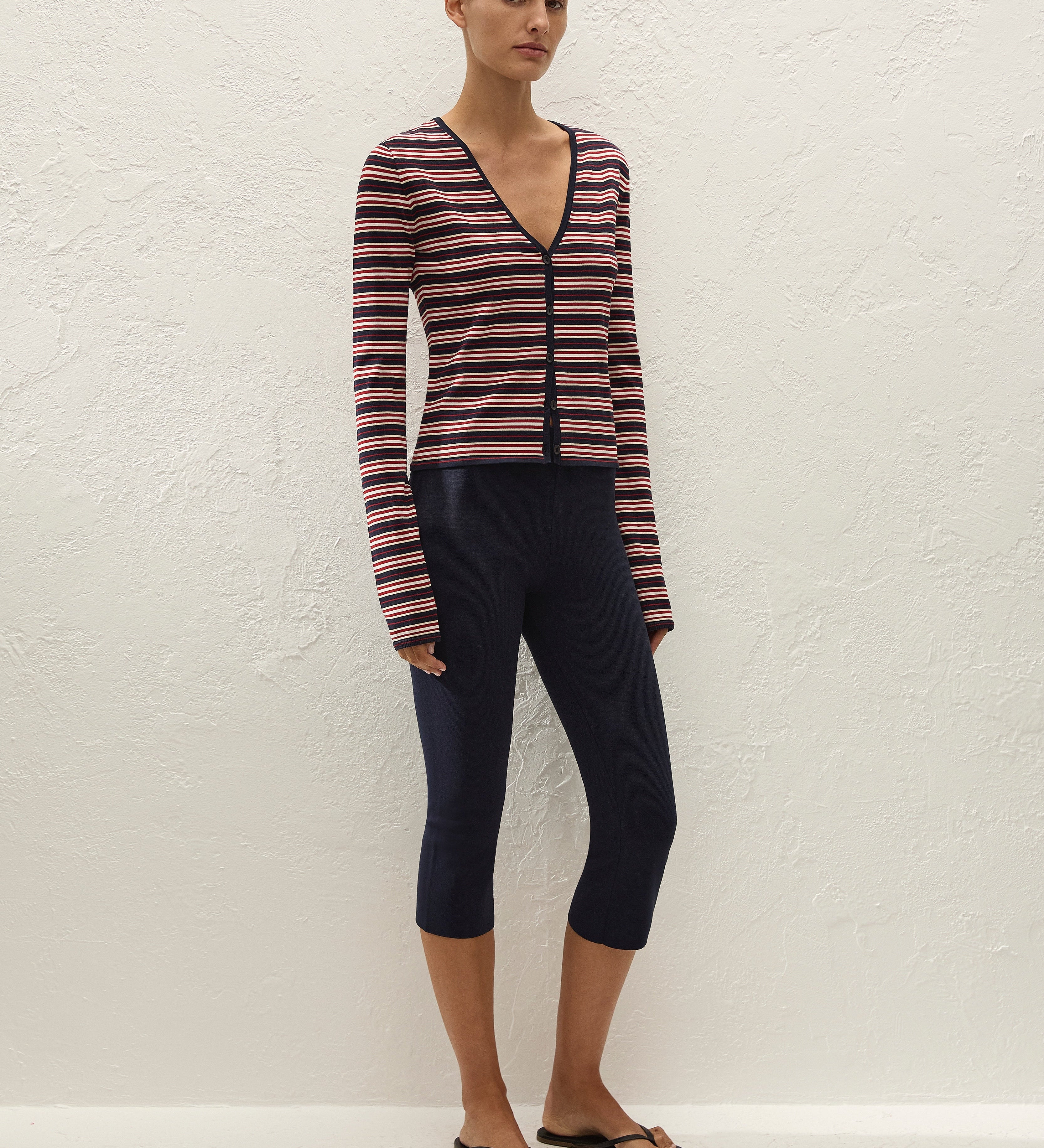 Faithfull - Doris Cardigan Cila Stripe Navy