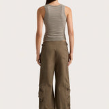 Faithfull - Maceio Top Walnut Stripe - Final Sale