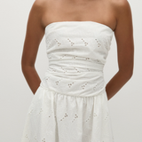 Faithfull - Moa Maxi Dress Birgitta Broderie Anglaise White