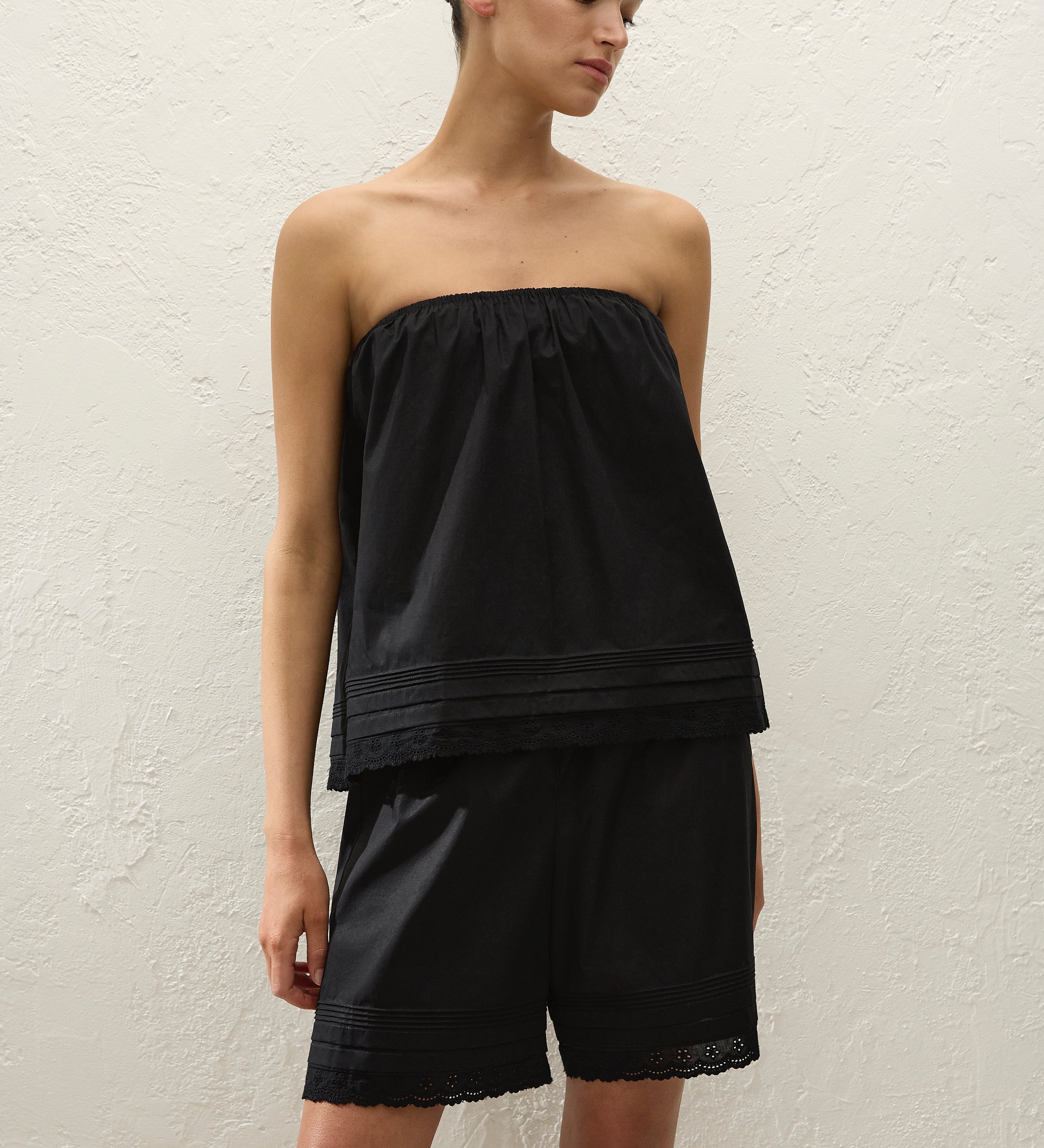 Faithfull - Filomena Top Fiore Lace Black