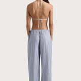 Faithfull - Vieu Relaxed Pant Blue Stripe - Final Sale