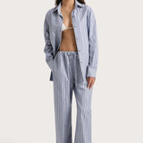 Faithfull - Vieu Relaxed Pant Blue Stripe - Final Sale