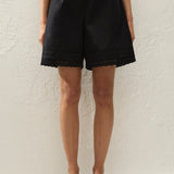 Faithfull - Filomena Short Fiore Lace Black