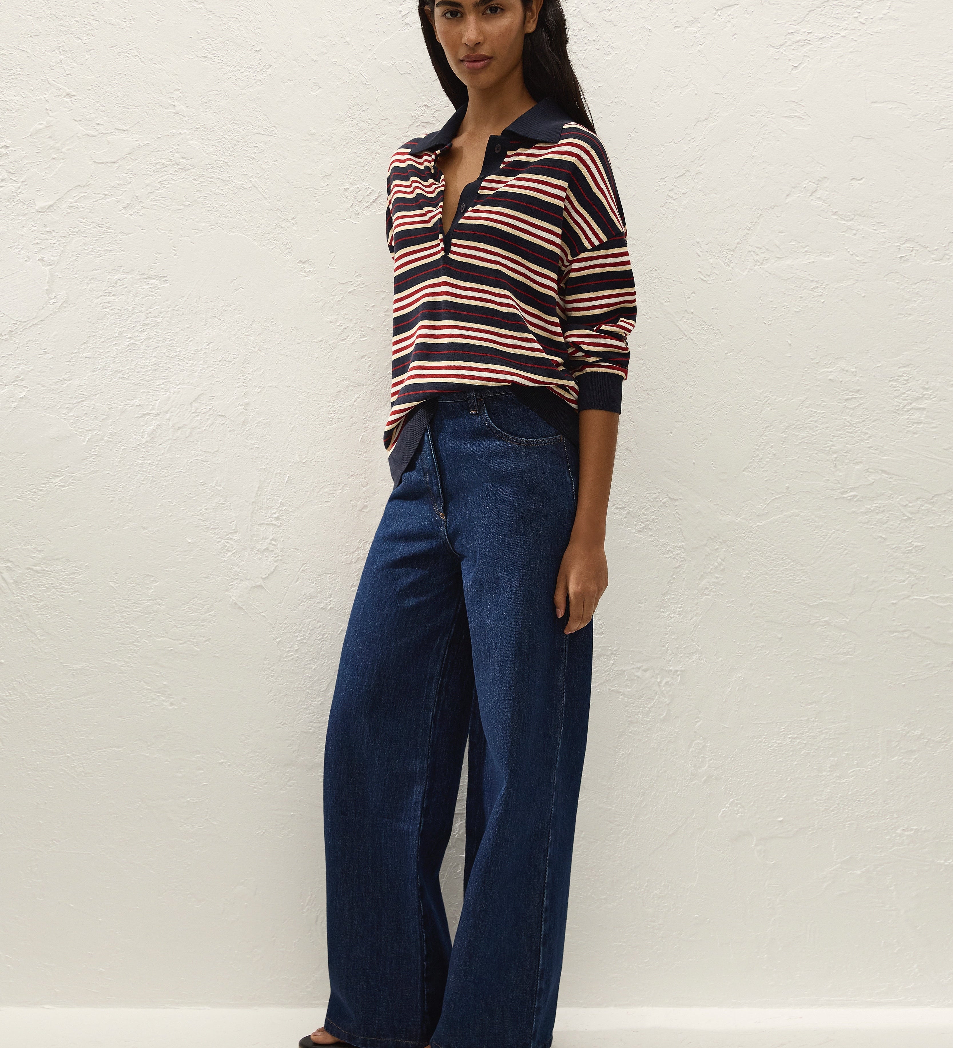 Faithfull - Quinta Wide Jean Dark Indigo