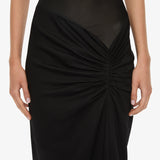 Christopher Esber - Fusion Ruched Tee Gown
