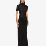 Christopher Esber - Fusion Ruched Tee Gown