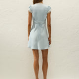 Faithfull - Verena Mini Dress Vintage Blue