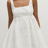 Faithfull - Lovis Mini Dress Birgitta Broderie Anglaise White