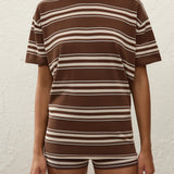 Faithfull - Le Paz Top Ombre Stripe Macro Carob