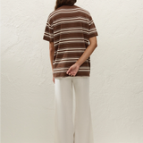 Faithfull - Le Paz Top Ombre Stripe Macro Carob