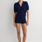 Faithfull - Oana Polo Shirt Vintage Navy