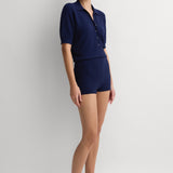 Faithfull - Oana Polo Shirt Vintage Navy