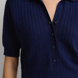 Faithfull - Oana Polo Shirt Vintage Navy