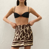 Faithfull - Karys Mini Wrap Skirt Ombra