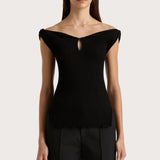 Faithfull - Heidi Knit Top Black - Final Sale