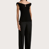 Faithfull - Heidi Knit Top Black - Final Sale