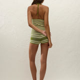 Faithfull - Playa Mini Short Ombre Stripe Macro Juniper