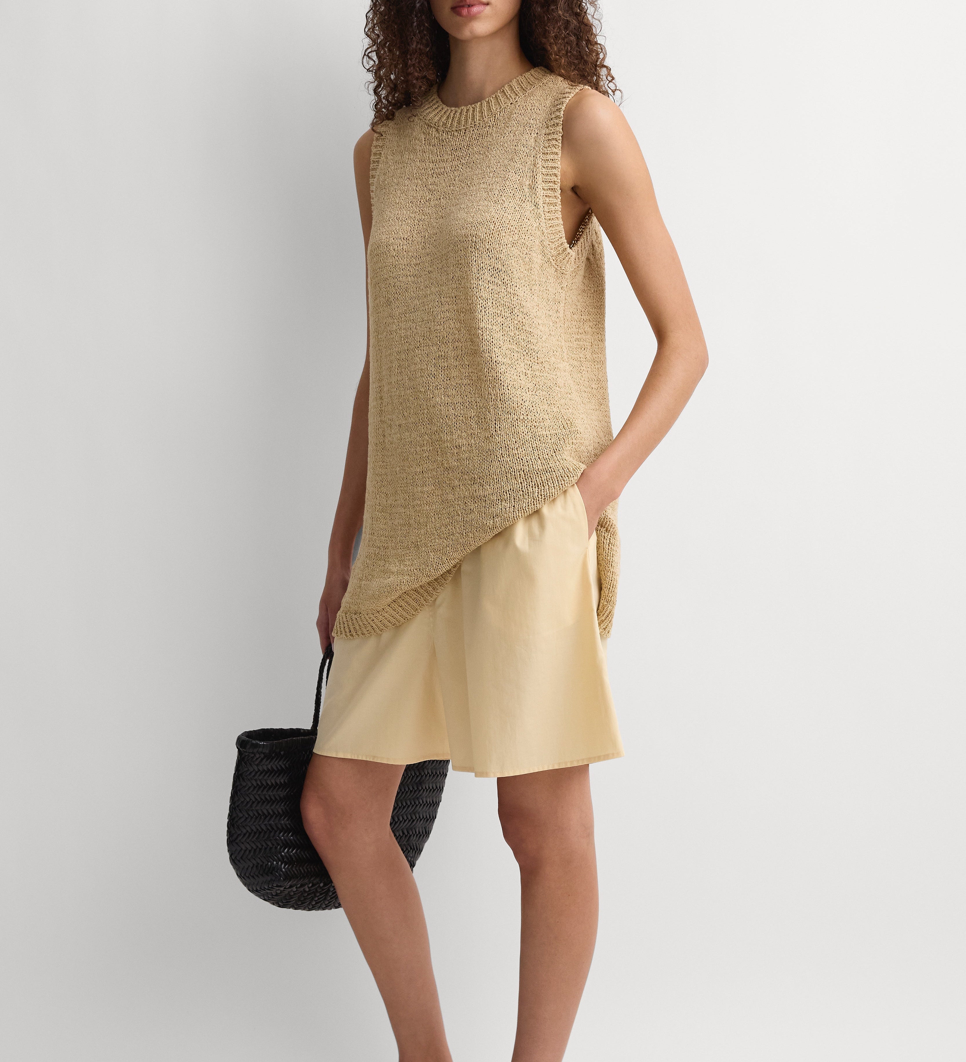 Faithfull - The Knit Vest Wheat