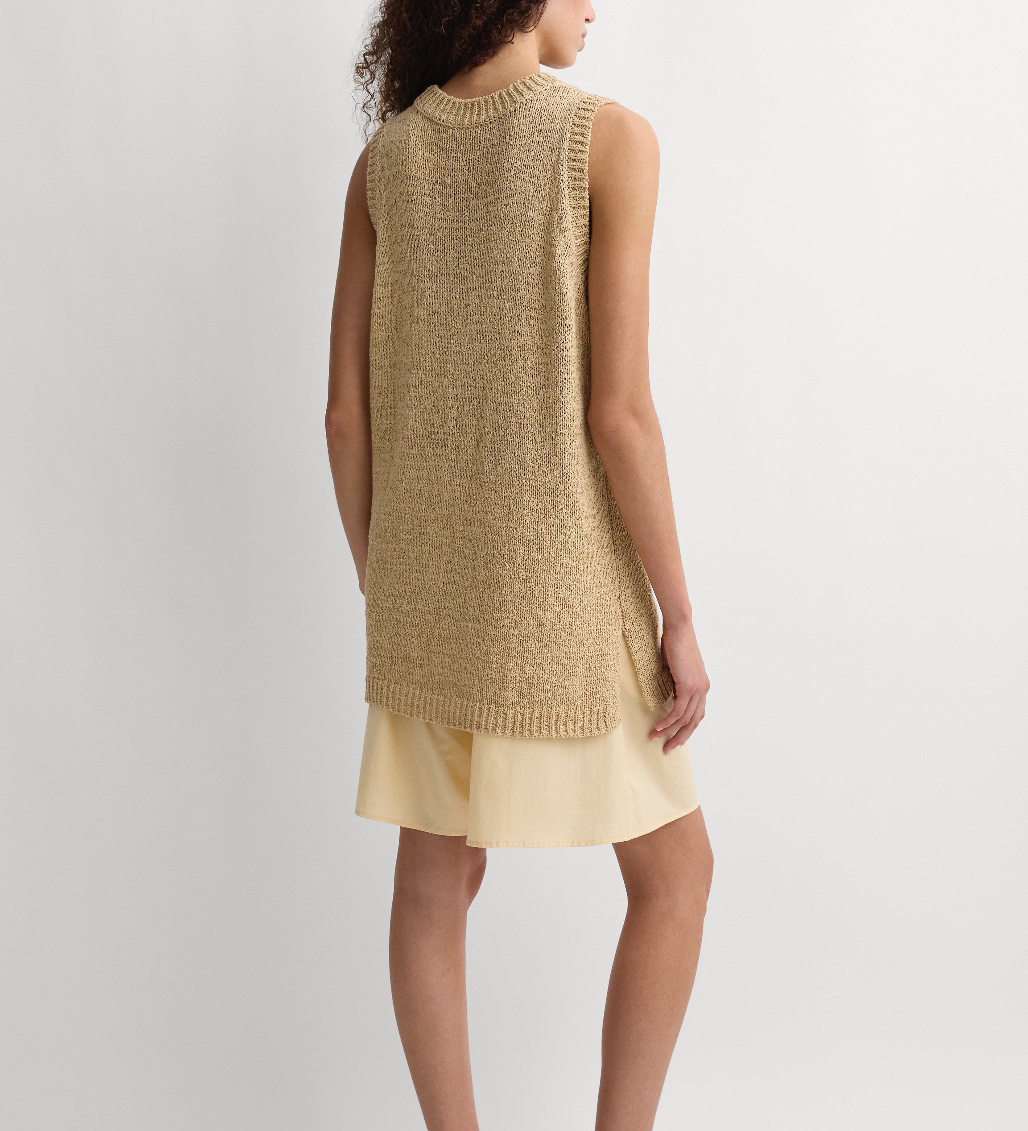 Faithfull - The Knit Vest Wheat