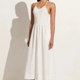 Faithfull - Camera Midi Dress White - Final Sale