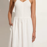 Faithfull - Camera Midi Dress White - Final Sale