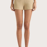 Faithfull - Florine Mini Shorts Caramel