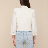 L'AGENCE - Kumi Cropped Leather Jacket