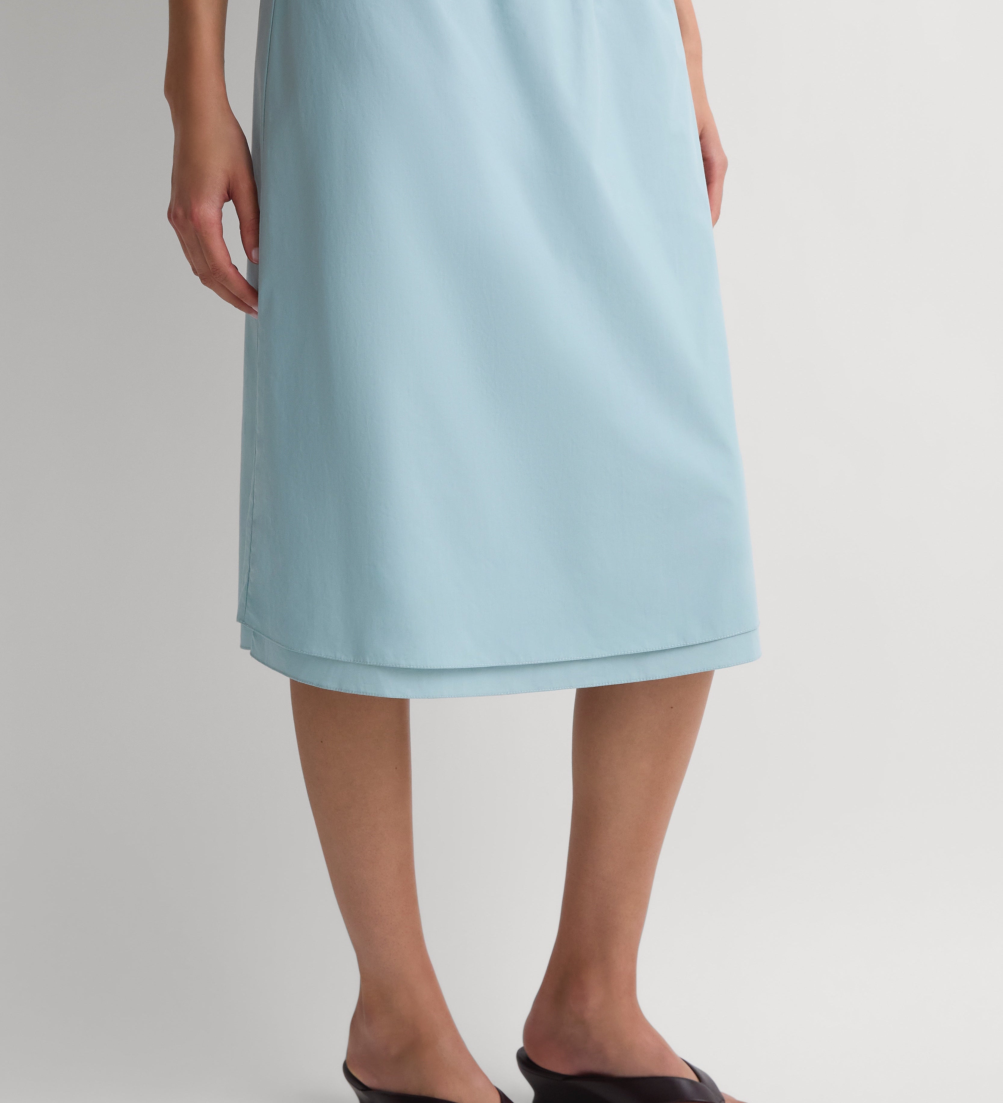 Faithfull - The Knee Skirt Teal