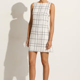 Faithfull - Lui Mini Dress Letizia Check White - Final Sale