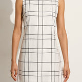 Faithfull - Lui Mini Dress Letizia Check White - Final Sale