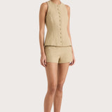 Faithfull - Florine Mini Shorts Caramel