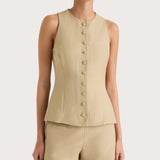 Faithfull - Florine Mini Shorts Caramel