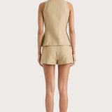 Faithfull - Florine Mini Shorts Caramel