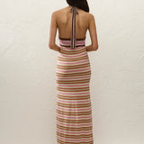 Faithfull - Axel Maxi Dress Luis Stripe Dusty Mauve