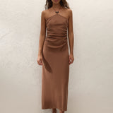 Faithfull - Natalia Midi Dress Cacao