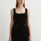 Posse - QUINCY TOP - BLACK