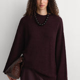 Faithfull - The Fisherman Knit Jumper Prune
