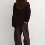 Faithfull - The Fisherman Knit Jumper Prune