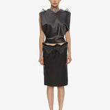 Christopher Esber - Anais Lace Trimmed Tie Skirt