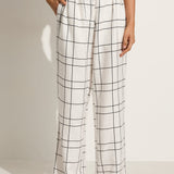 Faithfull - Duomo Pant Letizia Check White - Final Sale
