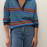 Faithfull - Harlow Oversized Polo Juan Stripe