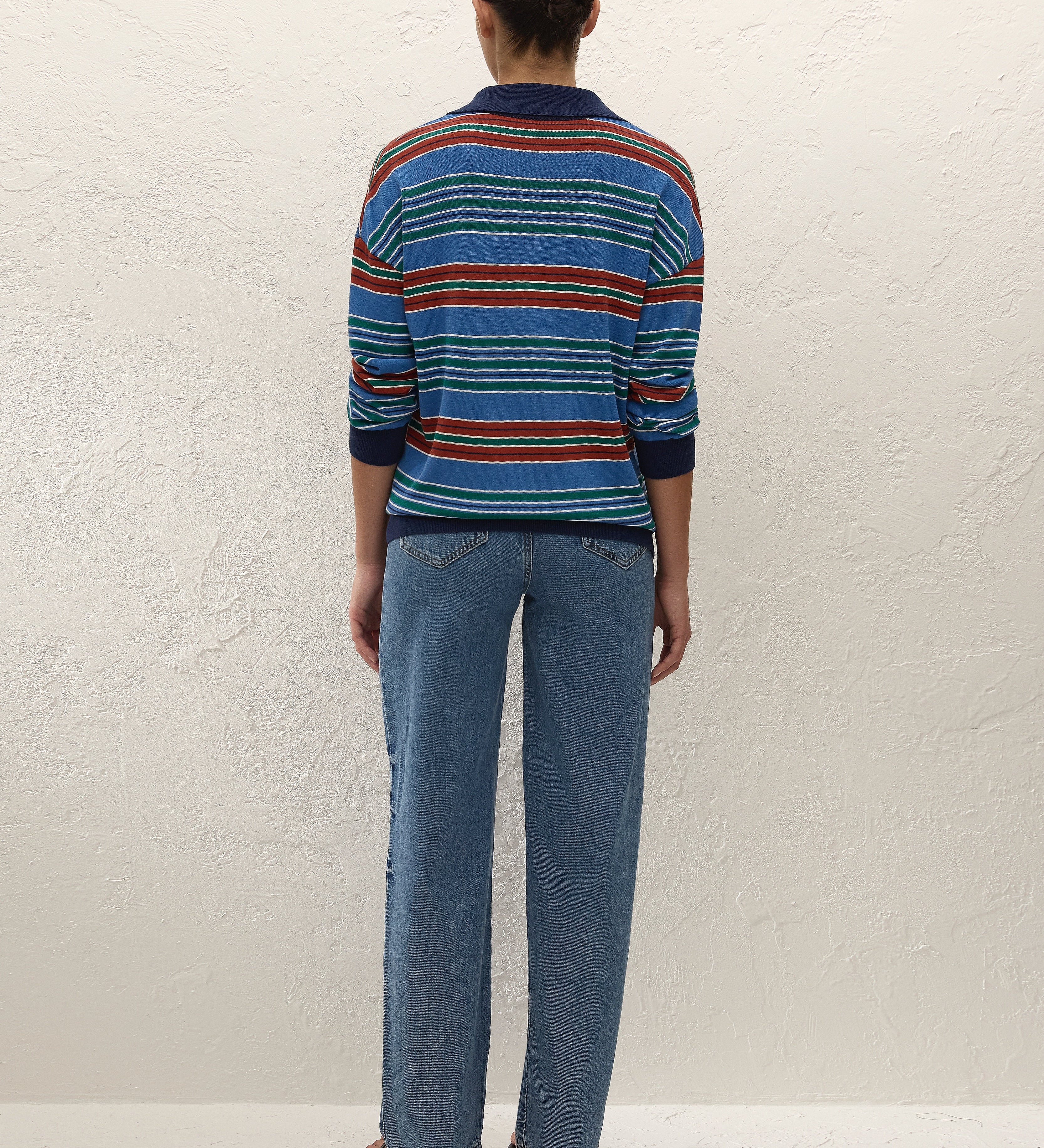 Faithfull - Harlow Oversized Polo Juan Stripe