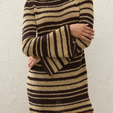 Faithfull - Micah Mini Dress Carob Wheat