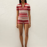 Faithfull - Cloe Top Valdemar Stripe Red Ochre