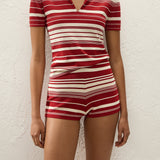 Faithfull - Cloe Top Valdemar Stripe Red Ochre