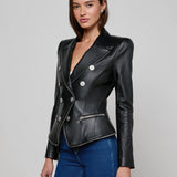 L'AGENCE - Ottilie Leather Blazer
